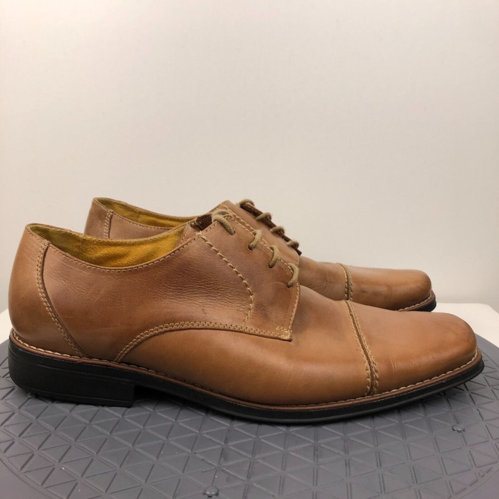 Sandro Moscoloni Oxford Shoes Mens Size 11.5D Leather Brown Lace up